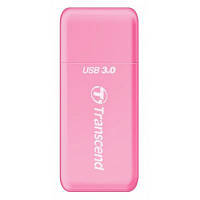 Считыватель флеш-карт Transcend USB 3.0/3.1 Gen 1 Pink (TS-RDF5R) g