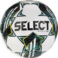 Мяч футбольный Select Match DB FIFA v23 біло-зелений Уні 5 (5703543315338) a