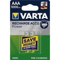 Аккумулятор Varta Rechargeable Accu 1000mAh NI-MH * 2 (05703301402) g