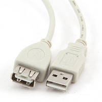 Дата кабелю USB 2.0 AM/AF 0.75m Cablexpert (CC-USB2-AMAF-75CM/300) g