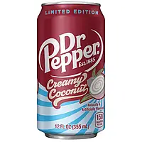 Напиток Dr Pepper Creamy Coconut Soda 335мл