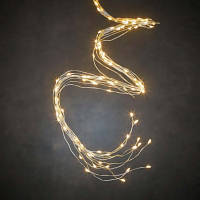 Гирлянда Luca Lighting Охапка струн 3 м, серебряная струна теплый белый (8718861853391) p