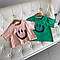 Футболка для дівчинки "Смайл" Зелений 9083, 92, Fashion kids, Зелений, Для дівчаток, Літо, 146, фото 3