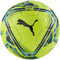 Мяч футбольный Puma team FINAL 21.1 FIFA Quality Pro Ball Уні 5 Салатовий / Чорний / Синій (4062451442637) p