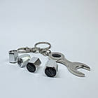 Захисні ковпачки на ніпеля Jaguar + ключик-брелок у подарунок! Колір хром, фото 4