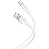 Дата кабель USB 2.0 AM to Type-C 1.0m NB212 2.1A White XO XO-NB212c-WH l