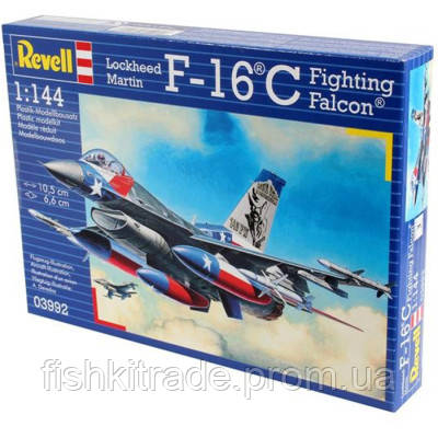 Збірна модель Revell Винищувач F-16C Fighting Falcon рівень 4 масштаб 1:144 RVL-03992 l