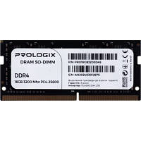 Модуль памяти для ноутбука SoDIMM DDR4 16GB 3200 MHz Prologix PRO16GB3200D4S l