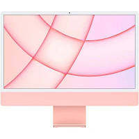 Компьютер Apple A2438 24" iMac Retina 4.5K / Apple M1 with 8-core GPU, 512SSD, Pink (MGPN3UA/A) p