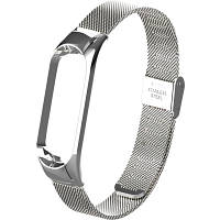 Ремешок для фитнес браслета BeCover Metal для Xiaomi Mi Smart Band 5 Silver (705147) p