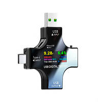 USB тестер тока напряжения емкости с Bluetooth, Type-C MicroUSB, Atorch J-7C n
