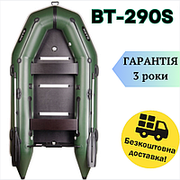 Bark BT-290S надувная моторно-килевая двухмесная лодка для рыбалки, Двухместная лодка Барк БТ-290С со сплошным