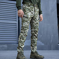 Тактические мужские пиксельные штаны/ Военные демисезонные штаны/ Армейские защитные брюки для мужчин/ Пиксель