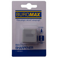 Точилка Buromax CUBE RUBBER TOUCH пластиковий корпус контейнер BM.4757-1 l