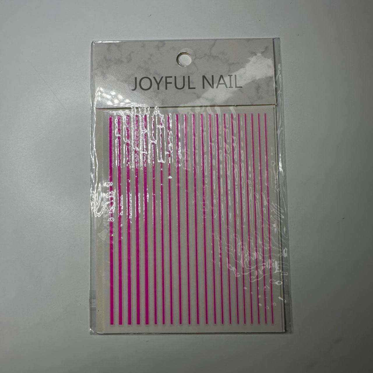 Гнучка стрічка для дизайну нігтів рожева