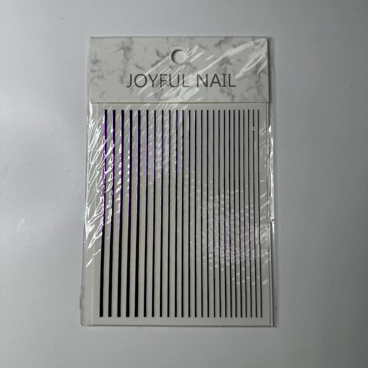 Гнучка стрічка для дизайну нігтів фіолетова