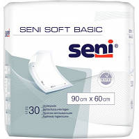 Пелюшки для немовлят Seni Soft Basic 90х60 см 30 шт (5900516692315) h