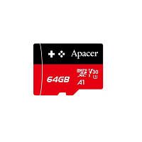 Карта памяти Apacer 64GB microSD class 10 UHS-I U3 AP64GMCSX10U7-RAGC l