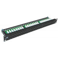 Патч-панель Hypernet 19" 48хRJ-45 UTP, cat. 5е с держателем кабеля PP-KUTP48-1U l