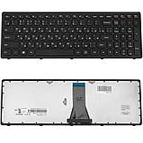 Клавіатура для ноутбука LENOVO (Flex 15, Flex 15D, G500s, G505s, S510p) rus, black, black frame (оригінал), фото 3