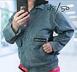 Куртка джинсова джинсовка жіноча 48-50, фото 3