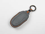 Чохол з алькантари для ключа Tesla model 3, S, Y (сірий), фото 3