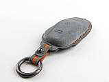 Чохол з алькантари для ключа Tesla model 3, S, Y (сірий), фото 5