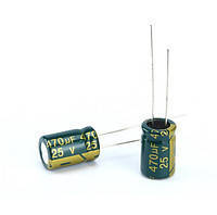 10x Конденсатор електролітичний алюмінієвий 470мкФ 25В 105С g