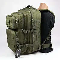 Армейский рюкзак олива Mil-tec 36 л литров, штурмовой тактический рюкзак оливковый stone.