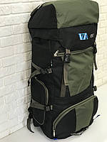 Рюкзак туристический VA T-04-8 85л, олива g