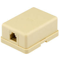 Телефонная розетка RJ12x1 UTP, 6P4C Ritar (06298) b