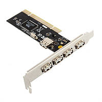 Контроллер PCI переходник на 5 USB 2.0 портов g