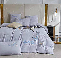 Комплект красивого постельного белья в коробке сатин, евро 220х240, разные цвета