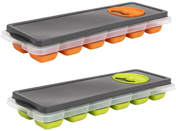 Контейнер пл. HEREVIN д/льоду ICE CUBE Orange-Green MIX з/к (161020-560) TZP103