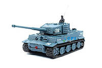 WL Toys Танк микро р/у 1:72 Tiger со звуком - хаки серый (GWT2117-4)