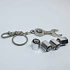 Захисні ковпачки на ніпеля Dacia + ключик-брелок у подарунок! Колір хром, фото 2