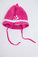 Дитячий комплект із шапки та шарфа рожевого кольору 167R8881-1 Ambra 2-3 роки ML, код: 8387923