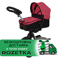 Коляска для кукол Carrello Gloria 9631A DEEP RED Красная