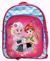 Рюкзак шкільний для дівчинки Paso Frozen Anna Elsa Рожевий з блакитним (DFZT-080) ML, код: 8298357