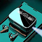 Bluetooth навушники з мікрофоном та кейсом TWS M19 BT / Бездротові навушники / Вакуумні блютуз навушники, фото 8