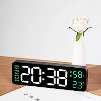 Настільний електронний годинник Mids з термометром і гігрометром.