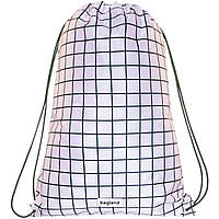 Женская спортивная сумка 8 л Bagland Roly текстильная с квадратным принтом (005663324)