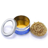 Латунна стружка + каніфоль YIHUA-08С для очищення паяльників у металевій коробці