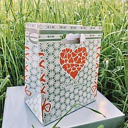 Пакет "Солодкі спогади про наше весілля" C-0065, пакет для каравая, коробочка под каравай