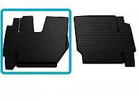 Резиновые коврики AD/AT (передний левый) (1 шт, Stingray Premium) для Iveco Trakker 2013-2024 гг