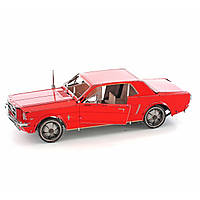 Металлический конструктор 3Д Metal Earth - 1965 Ford Mustang Coupe, Red Version, MMS056C