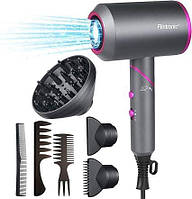 Складной фен для волос 2000 Вт Fintronic Professional Foldable Hair Dryer DC Ионный фен с 2 скоростями