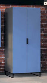 Шафа Лайн Декор ДСП Антрацит/ Синій Альбі