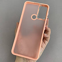 Чохол для Motorola E40 матовий з глянцем чохол на телефон моторола е40 персиковий q6y, фото 2