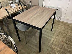 Письмовий стіл Brevity Loft mid 90*67 см Дуб вінтаж оксид/Чорний метал ТМ ARTinHEAD, фото 5